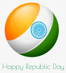Transparent India Republic Day Logo Flag Circle For - 15th August Independence Day Sticker, HD Png Download, Free Download