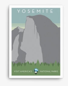 Yosemite Canvas - Greeting Card, HD Png Download, Free Download