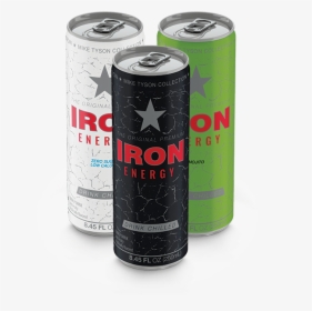 Mike Tyson Iron Energy Drink , Png Download - Caffeinated Drink, Transparent Png, Free Download
