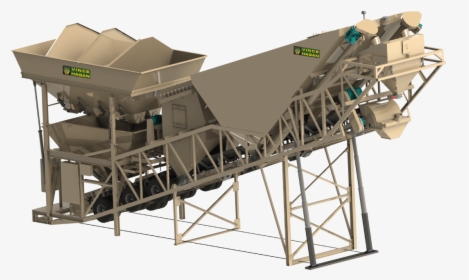 Vince Hagan Started Innovating The Concrete Batching - Batching Plant Clipart, HD Png Download, Free Download