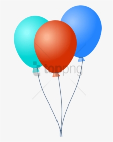 Free Png Party Balloon Vector Png Image With Transparent - Vector Balloon Clipart Png, Png Download, Free Download