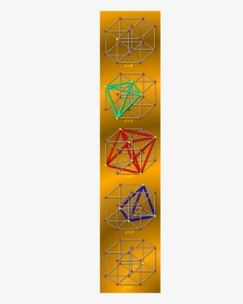 Sezioni Ortoassiali Del Tesseratto - Triangle, HD Png Download, Free Download