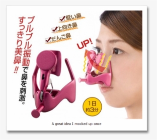Pushing Your Nose Up, HD Png Download, Free Download
