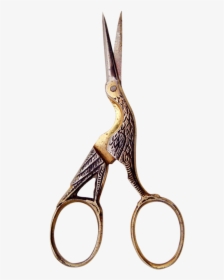 Vintage German Stork Embroidery Scissors - Embroidery Scissors Antique, HD Png Download, Free Download