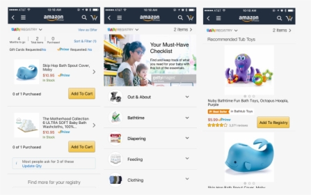Amazon Baby Registry Search - Amazon Baby Registry Ads, HD Png Download, Free Download