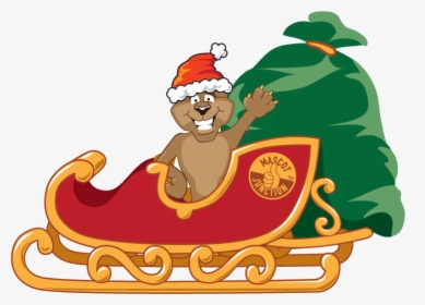 Christmas Sled Clipart Png Free Holiday Clip Art Downloads - Christmas Eagle Clipart, Transparent Png, Free Download