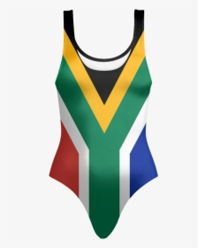South Africa Flag Swimsuit - South African Flag Swimming Costume, HD Png Download, Free Download