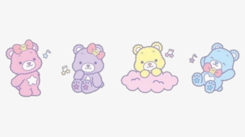 Hello Kitty Twin Stars And Care Bears, HD Png Download, Free Download
