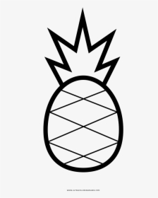 Pineapple Coloring Page - Printable Pineapple Coloring Pages, HD Png Download, Free Download