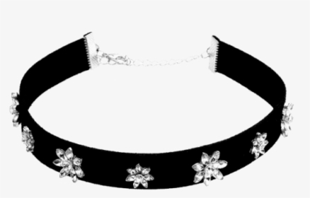 Affordable Floral Artificial Leather Choker Necklace - Bracelet, HD Png Download, Free Download