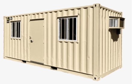 20ft Job-site Mobile Office Container For Rent - Shipping Container, HD Png Download, Free Download