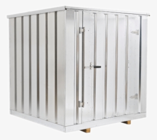 Weststeel Metal Sheds Closed-min - Western Steel Storage Containers, HD Png Download, Free Download