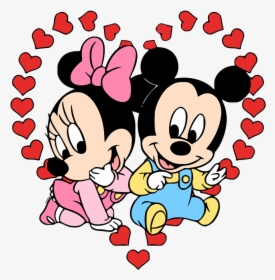 Baby Mickey Mouse And Minnie Mouse, HD Png Download, Free Download