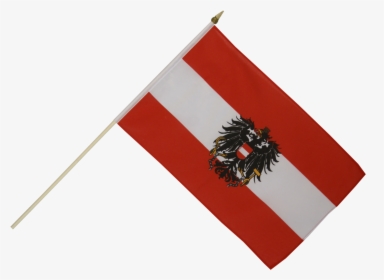 Austria With Eagle Hand Waving Flag - Fahnen Österreich, HD Png Download, Free Download