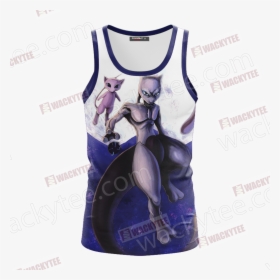 Pokemon Mewtwo Unisex 3d Tank Top - T-shirt, HD Png Download, Free Download