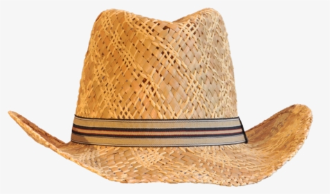 Straw Cowboy Hat - Straw Cowboy Hat Transparent, HD Png Download, Free Download