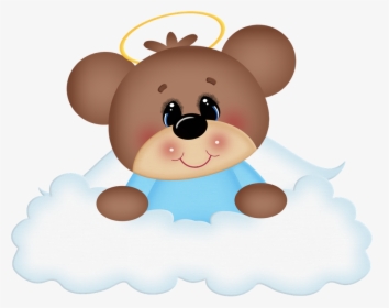 Ursinho Marrom 90 - Teddy Bear Baptism Clipart, HD Png Download, Free Download