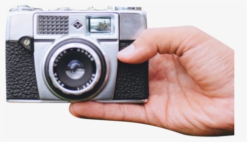 Agfa Vintage Camera In Hand - Camera, HD Png Download, Free Download