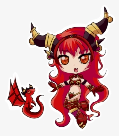 On Ruby Wings"  Title="on Ruby Wings - Alexstrasza Chibi, HD Png Download, Free Download
