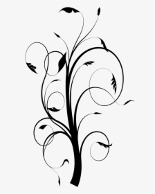 Flourish Png - Clipart Best - Black And White, Transparent Png, Free Download