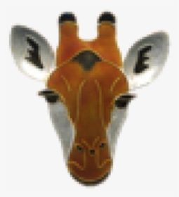 Giraffe Face Pin - Giraffe, HD Png Download, Free Download
