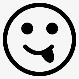 Friendly Face With Tongue Out - Cancel Button Icon, HD Png Download, Free Download
