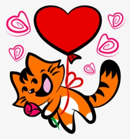 Kiki Adores Being In The Sky With Heart Air Balloon, HD Png Download, Free Download
