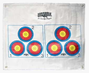 3 Spot Polypropylene Archery Target Face - Shooting Target, HD Png Download, Free Download