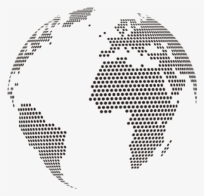 Dotted World Globe Vector Png, Transparent Png, Free Download