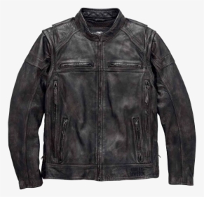 Black Leather Jacket Png Clipart - Harley Davidson Dauntless Jacket, Transparent Png, Free Download