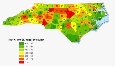 Deforestation In Nc Map, HD Png Download, Free Download