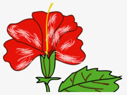 Floral Clipart Single - Gumamela Clipart, HD Png Download, Free Download