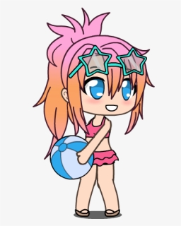 Summer Gacha Life Character Girl Hd Png Download Kindpng