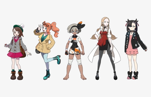 Pokemon Sword And Shield Gym Leaders, HD Png Download, Free Download