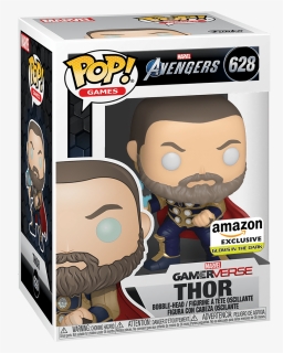 Funko Pop Marvel Avengers Game Thor, HD Png Download, Free Download