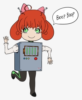 Beep Boop 0 0 0 Pyrrha Nikos Clothing Cartoon Text - Robot Beep Boop Meme, HD Png Download, Free Download