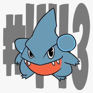 443 Gible - Cartoon, HD Png Download, Free Download