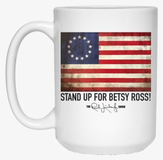 Rush Limbaugh Betsy Ross Flag Coffee Mug - Rush Limbaugh Betsy Ross Logo, HD Png Download, Free Download