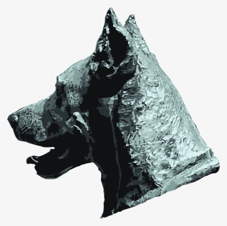 Dog Dog Statue Bust - Great Dane, HD Png Download, Free Download