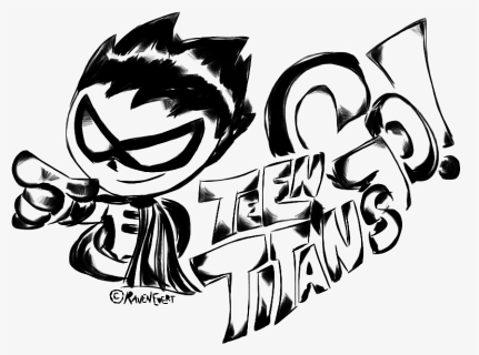 Svg Download Teen Titans Go Drawing At Getdrawings - Teen Titans Go Drawing, HD Png Download, Free Download