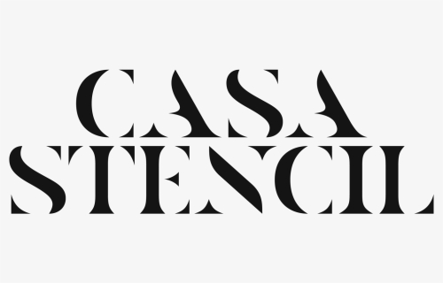 Casa Stencil Is A Beautiful, Elegant Stencil Font That, HD Png Download, Free Download