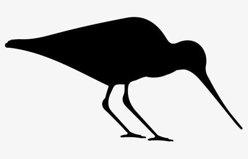 Stencil Clipart , Png Download - Shore Bird Silhouette, Transparent Png, Free Download