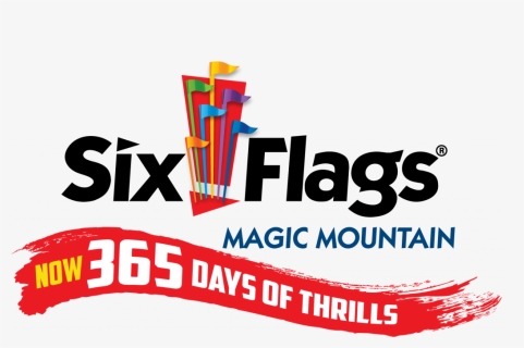 Six Flags Magic Mountain Logo Png - Six Flags Magic Mountain 365 Logo, Transparent Png, Free Download