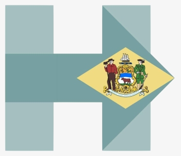 Hillary For Delaware - Flag Of Delaware, HD Png Download, Free Download