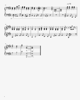 Bloody Stream Piano Sheet, HD Png Download, Free Download