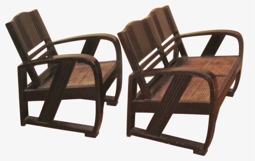 Chinese Art Deco Chair And Settee - Rocking Chair, HD Png Download, Free Download