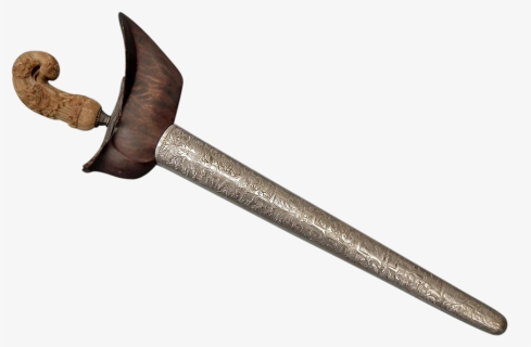 Antique Indonesian-java Islamic Sword Dagger Madura - Dagger, HD Png Download, Free Download