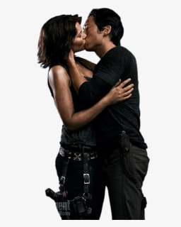 Walking Dead Maggie Kiss, HD Png Download, Free Download