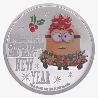 Niue Silver Christmas Despicable Me Minion Made Seasons - Cartoon, HD Png Download, Free Download