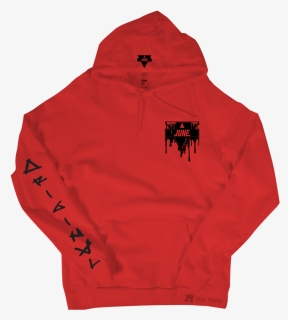 Drip Red Front , Png Download - Hoodie, Transparent Png, Free Download